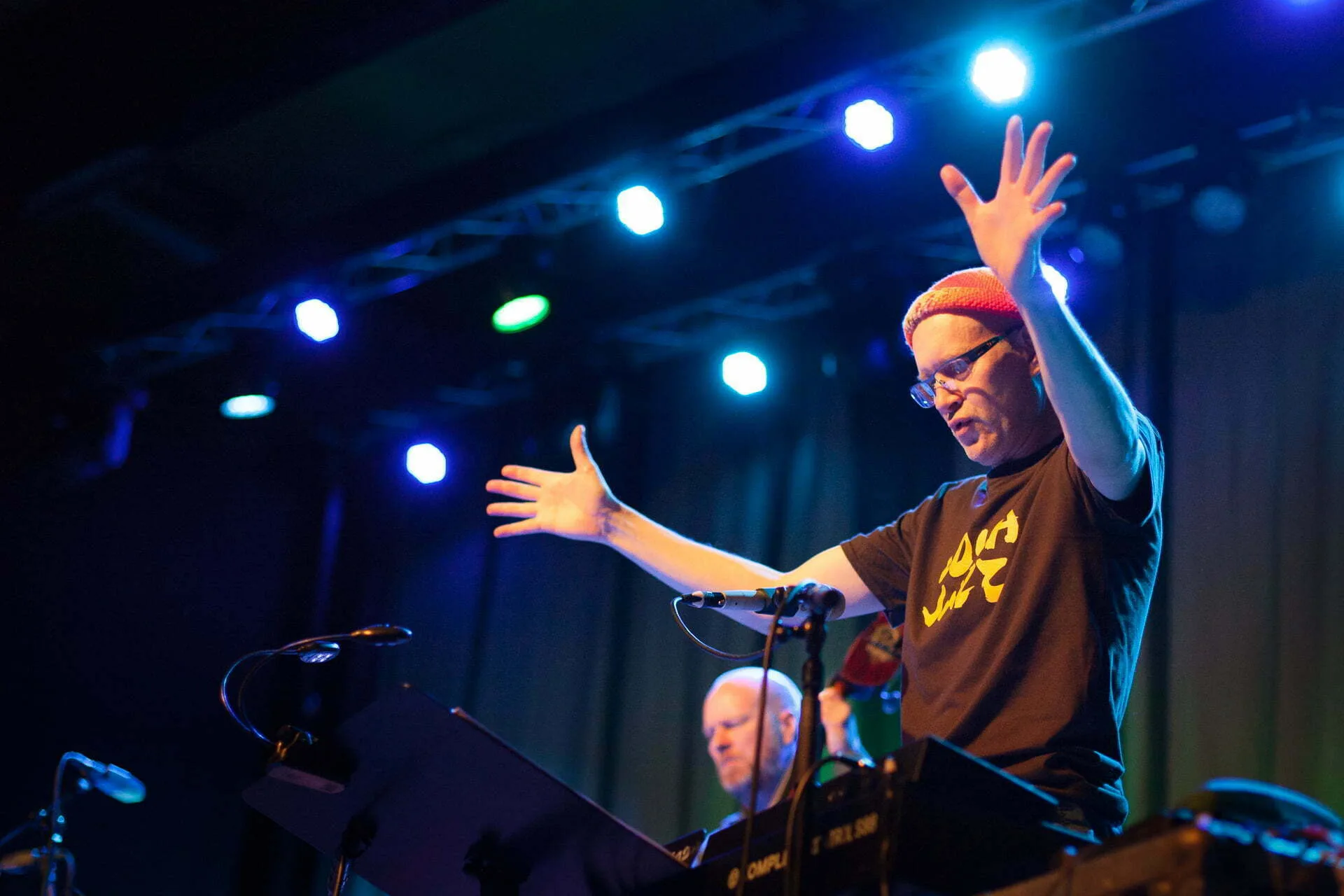 Django Bates med Bergen Big Band (Foto: Vossa jazz/ Ådne Dyrnesli)