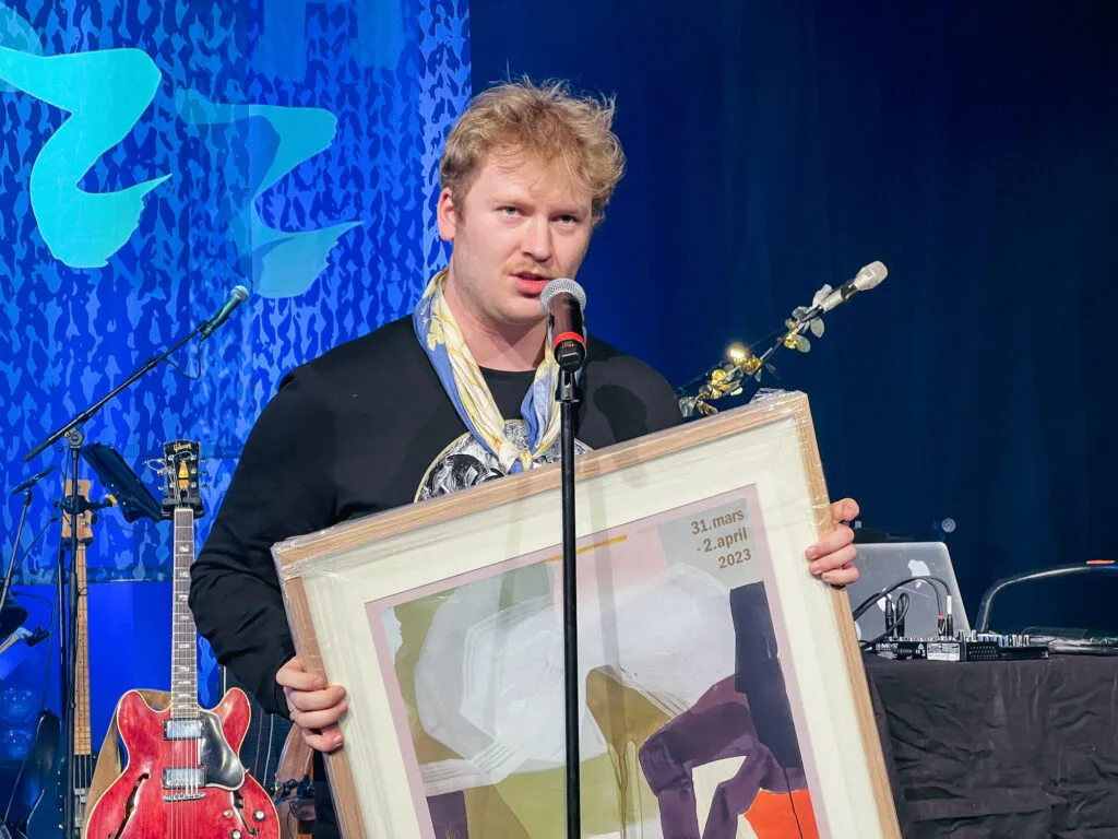 Saksofonist Aksel Røed, foto: Vossa Jazz/Lars Finborud