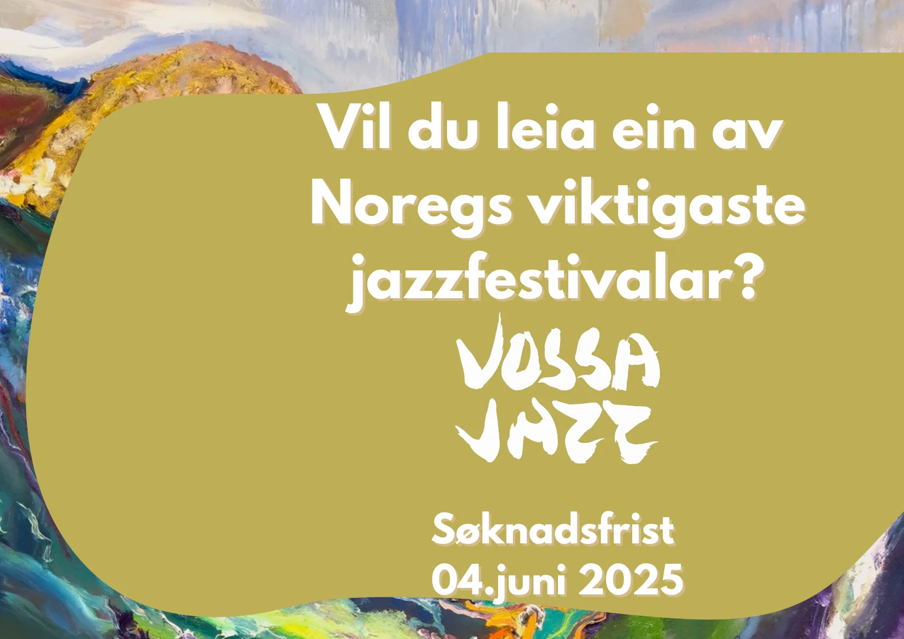 Vossa Jazz søkjer festivalsjef!